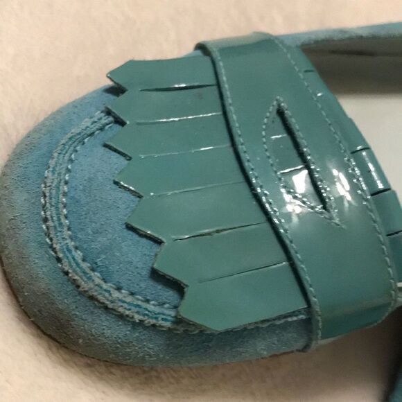 GAP Light Blue Suede Loafers - Size 7 - Picture 4 of 11